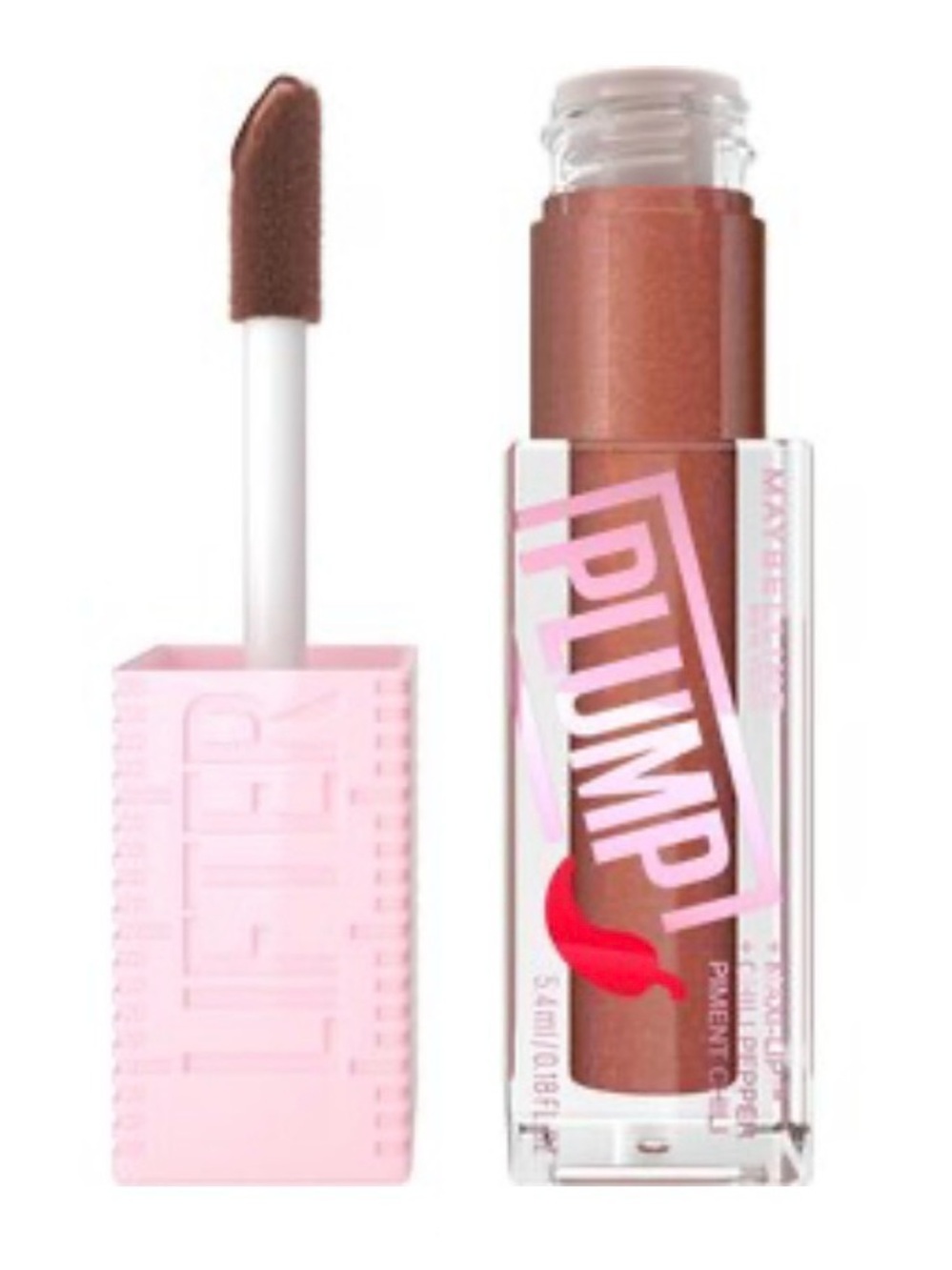 New Maybelline Lifter Plump XL Lip Plumping Gloss in Cocoa Zing